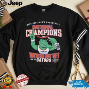Florida Gators 2025 NCAA Mens Basketball National Champions Nothing But Net shirt2