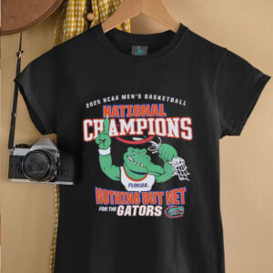 Florida Gators 2025 NCAA Mens Basketball National Champions Nothing But Net shirt3