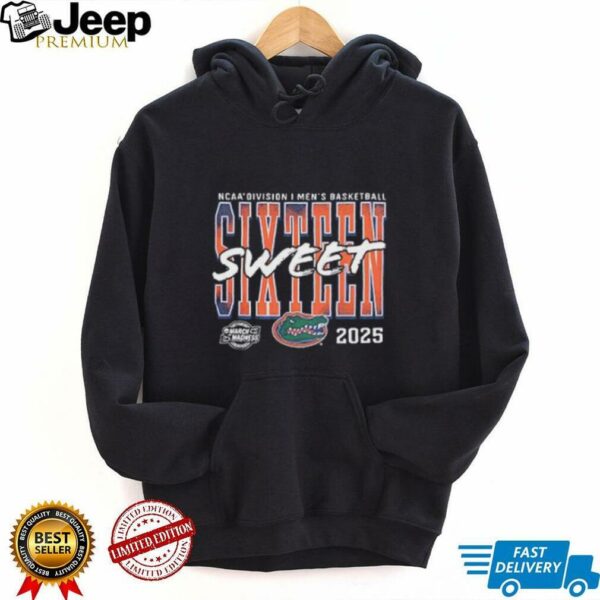 Florida Gators 2025 NCAA Men’s Basketball Tournament March Madness Sweet 16 shirt