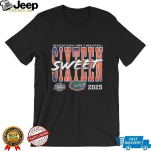 Florida Gators 2025 NCAA Mens Basketball Tournament March Madness Sweet 16 shirt3