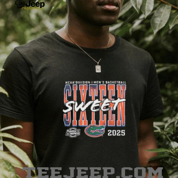 Florida Gators 2025 NCAA Men’s Basketball Tournament March Madness Sweet 16 shirt