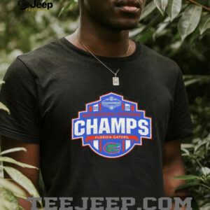Florida Gators 2025 SEC Conference Tournament Champions locker room shirt