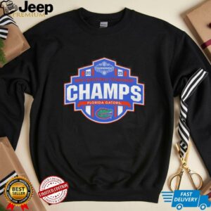 Florida Gators 2025 SEC Conference Tournament Champions locker room shirt3