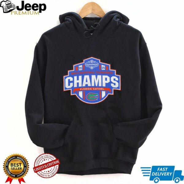 Florida Gators 2025 SEC Conference Tournament Champions locker room shirt