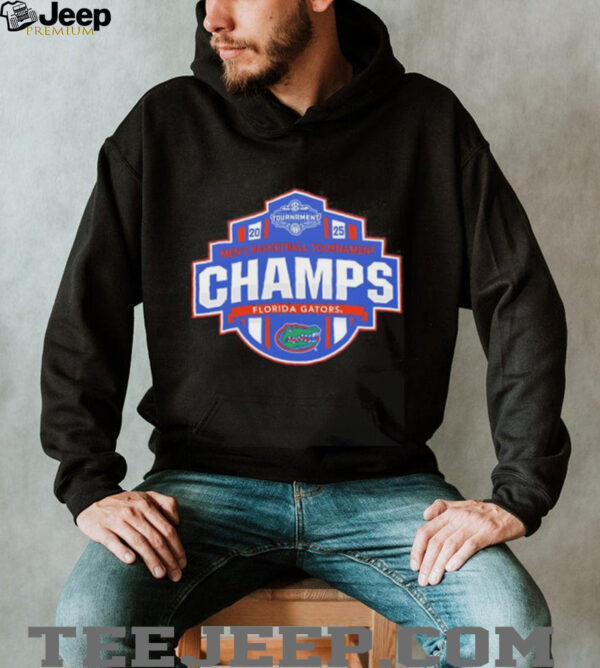 Florida Gators 2025 SEC Conference Tournament Champions locker room shirt