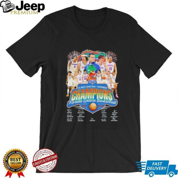 Florida Gators Basketball 2025 Sec Men’s Basketball Tournament Champions shirt