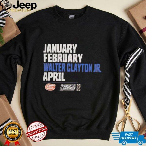 Florida Gators January February Walter Clayton Jr april 2025 shirt