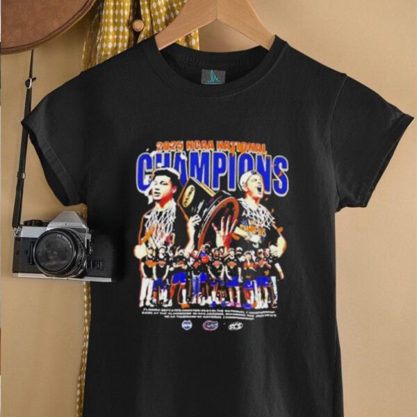 Florida Gators Ncaa Champions 2025 Player Collage Celebration T Shirt