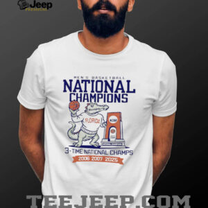 Florida Gators Three Time NCAA Men’s Basketball National Champions shirt