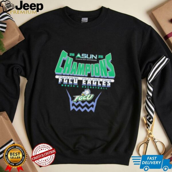 Florida Gulf Coast Eagles 2025 ASUN Women’s Basketball Conference Tournament Champions shirt