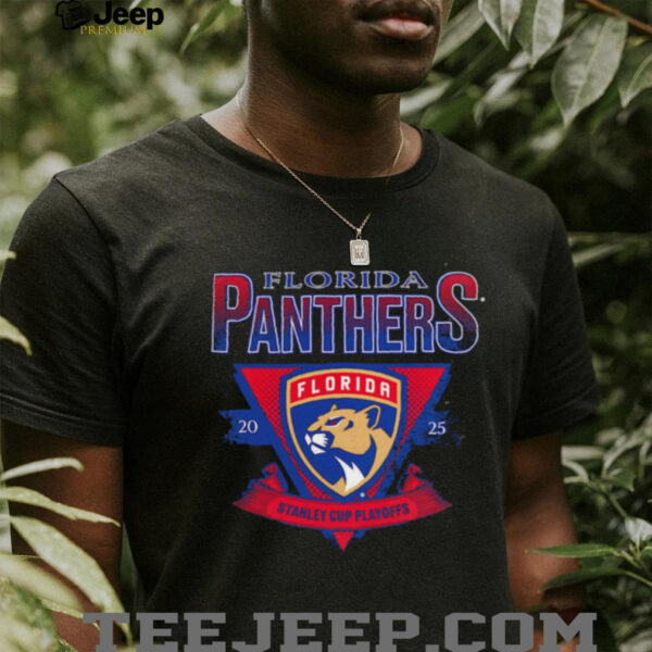 Florida Panthers 2025 Stanley Cup Playoff Participant Crease shirt