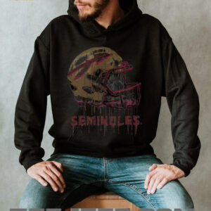 Florida State Seminoles Infantb Dripping Football Helmet T Shirt1