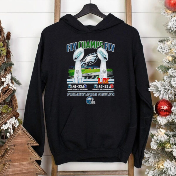 Fly Champs Fly 41 33 40 22 Philadelphia Eagles shirt