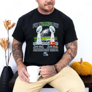 Fly Champs Fly 41 33 40 22 Philadelphia Eagles shirt