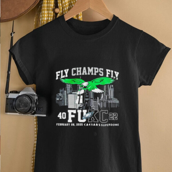 Fly Champs fly 40 fuck 22 city skyline shirt