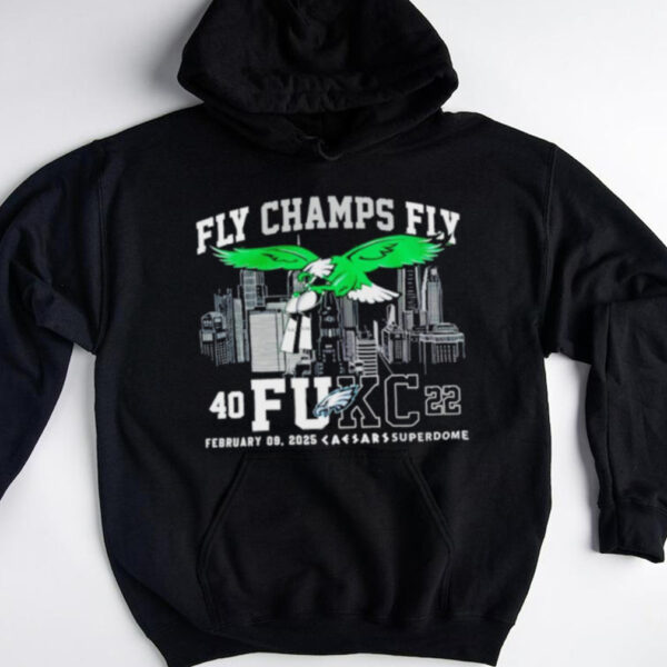 Fly Champs fly 40 fuck 22 city skyline shirt