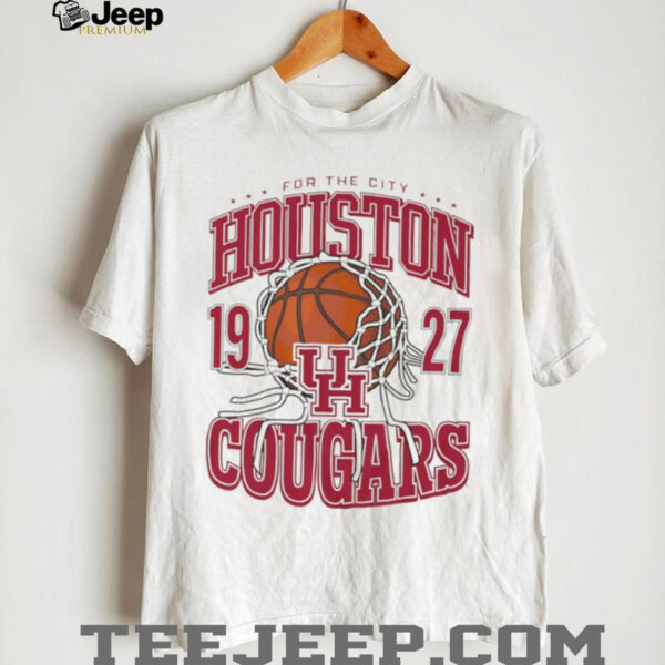 For The City Houston Cougars Basketball est 1927 shirt