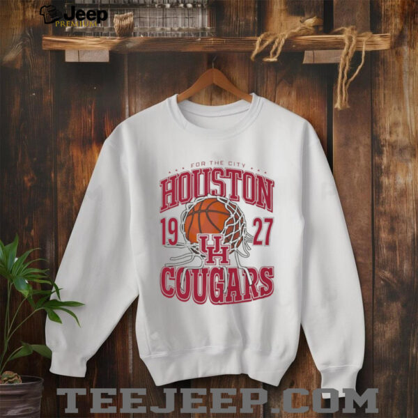 For The City Houston Cougars Basketball est 1927 shirt