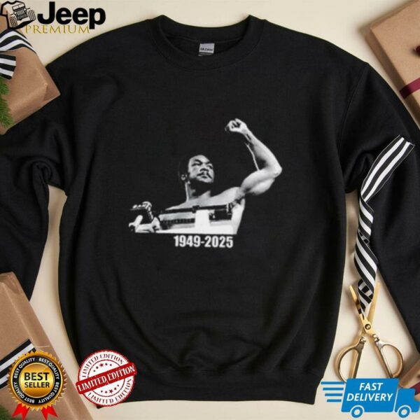 Foreman George in in memory shirt