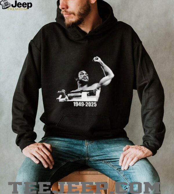 Foreman George in in memory shirt
