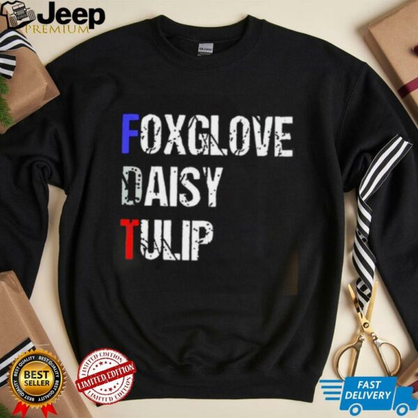 Foxglove Daisy Tulip shirt