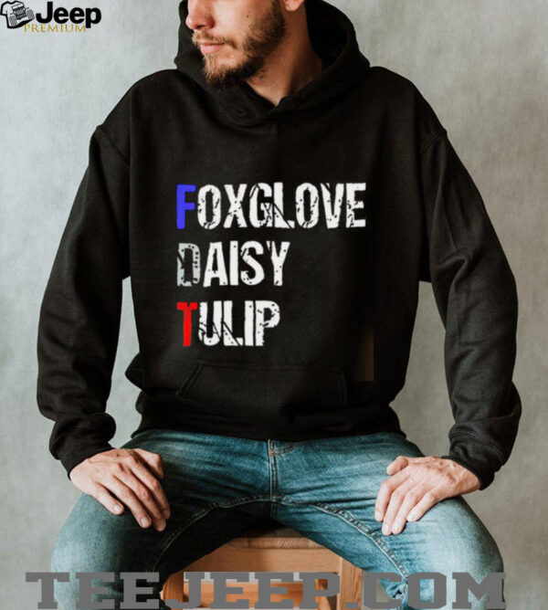 Foxglove Daisy Tulip shirt