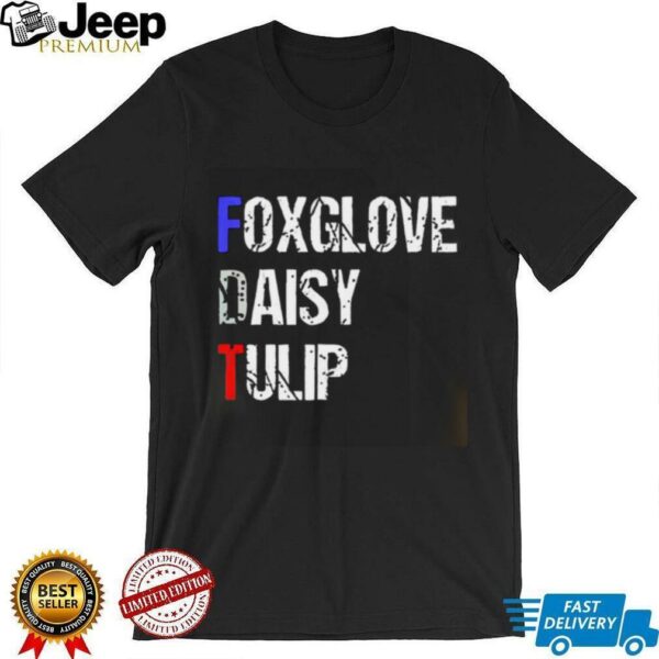 Foxglove Daisy Tulip shirt