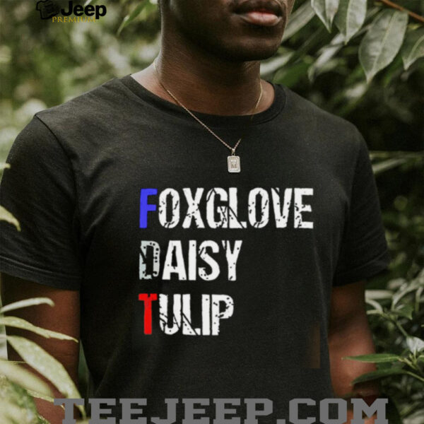 Foxglove Daisy Tulip shirt