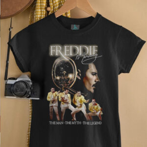 Freddie Mercury The Man – The Myth – The Legend signature shirt