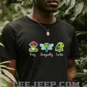 Frog Dragonfly Turtle Men Women T Shirt