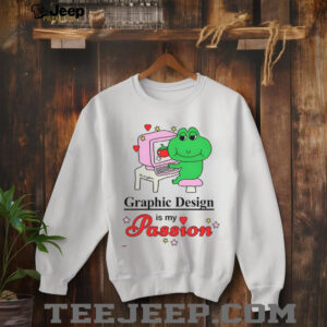 Frog graphic design is my passion shirt3
