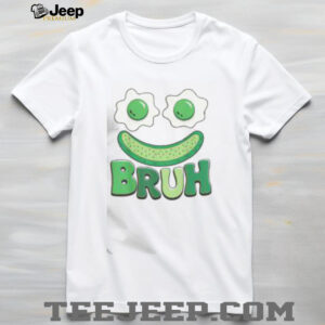 Funny Bruh Green Face Eggs Bacon Ham Breakfast St Patricks Day T Shirt3