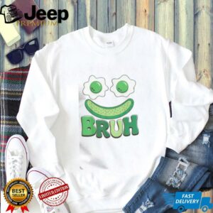Funny Bruh Green Face Eggs Bacon Ham Breakfast St Patricks Day T Shirt4