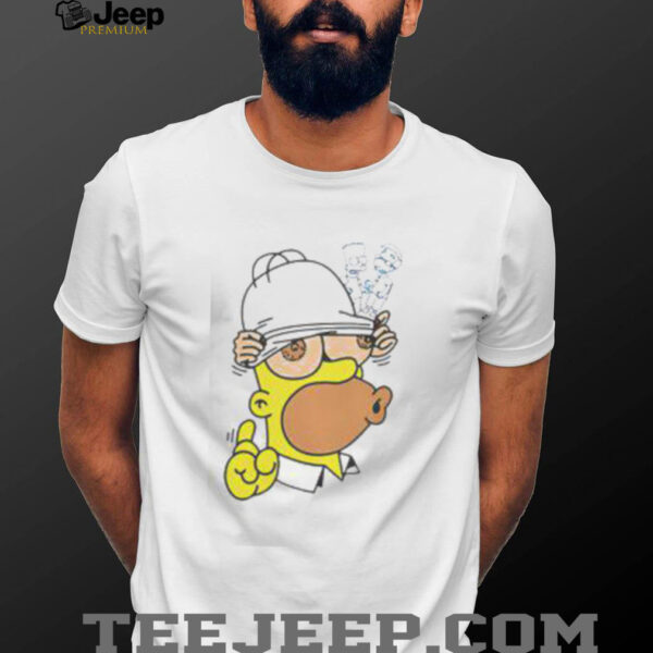 Funny My Eyes Are Up Here Homer The Simpsons T Shirt