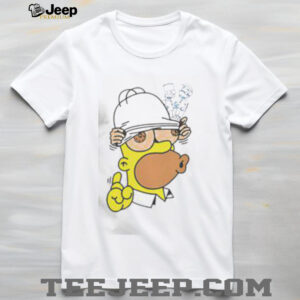 Funny My Eyes Are Up Here Homer The Simpsons T Shirt3