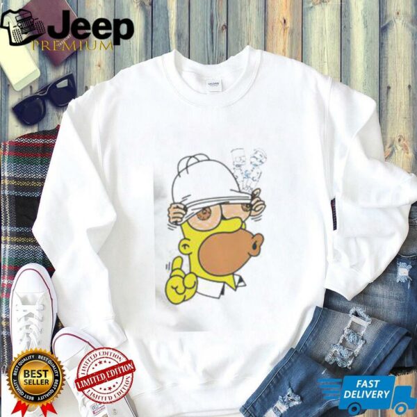 Funny My Eyes Are Up Here Homer The Simpsons T Shirt