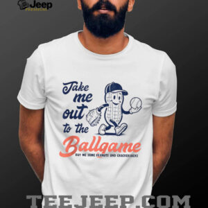 Funny Peanuts Take Me Out To The Ball Game Baseball Shirt