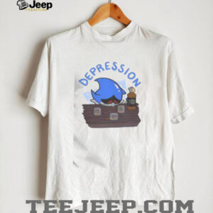Funny Sonic The Hedgehog Depression Meme T Shirt