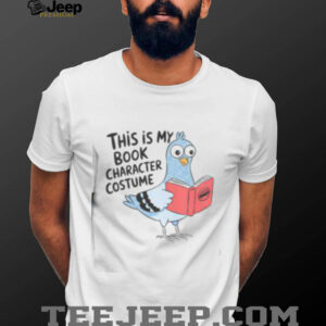 Funny This Is My Book Character Costume Pigeon Reading T Shirt2