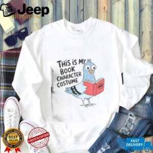 Funny This Is My Book Character Costume Pigeon Reading T Shirt4