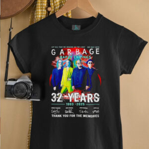Garbage Happy Endings 32 years 1993 2025 thank you for the memories shirt0