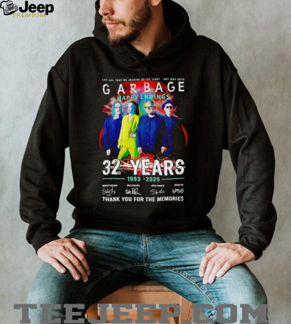 Garbage Happy Endings 32 years 1993 2025 thank you for the memories shirt