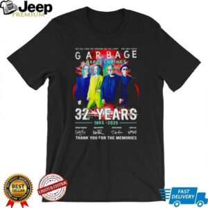 Garbage Happy Endings 32 years 1993 2025 thank you for the memories shirt3