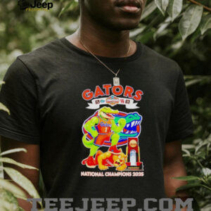 Gators National Champions 2025 Final Four Score Mascot shirt