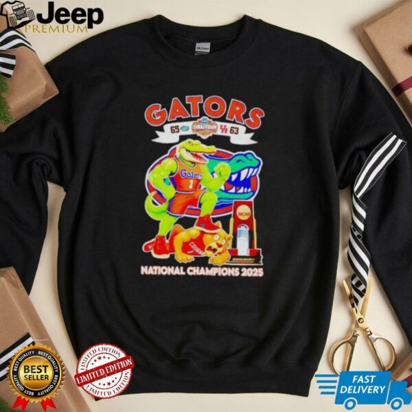 Gators National Champions 2025 Final Four Score Mascot shirt