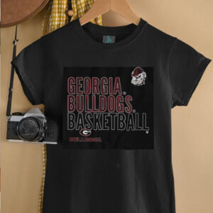 Georgia Basketball Text Logo Overlay Shirt