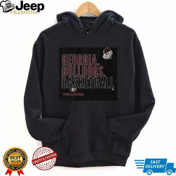 Georgia Basketball  Text Logo Overlay Shirt
