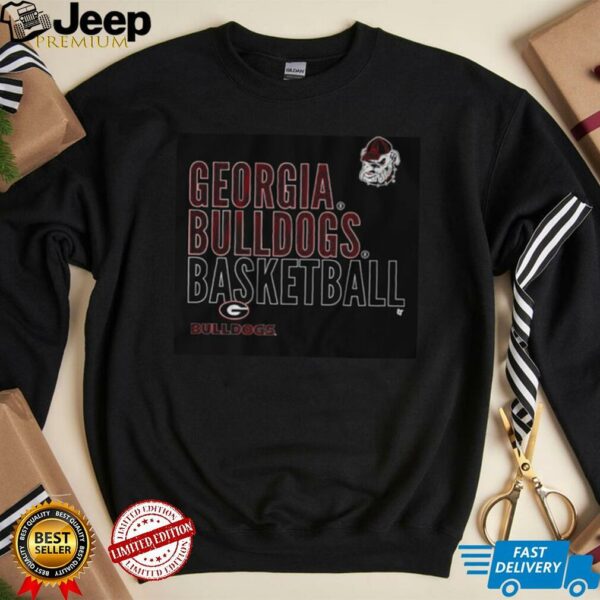 Georgia Basketball  Text Logo Overlay Shirt