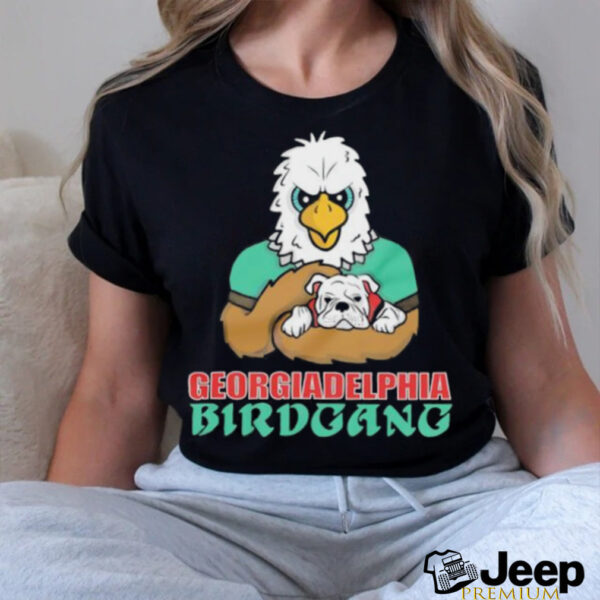 Georgiadelphia Birdgang Eagles and Bulldogs mascots shirt