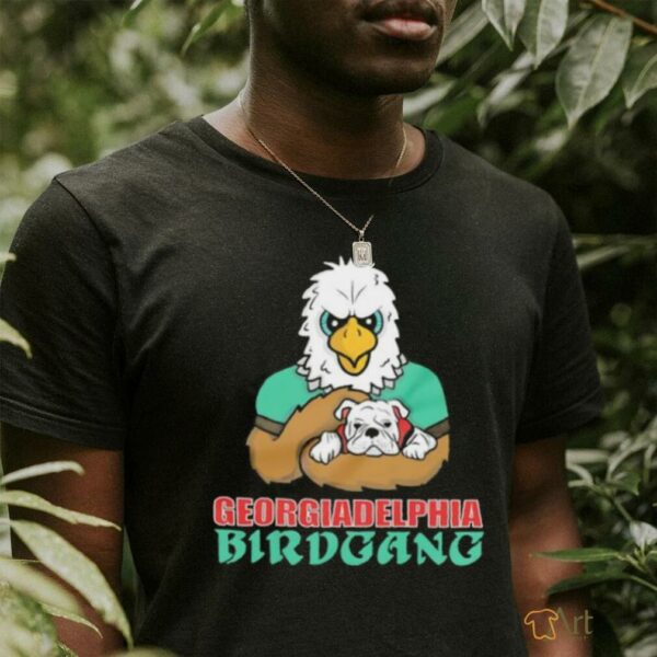 Georgiadelphia Birdgang Eagles and Bulldogs mascots shirt